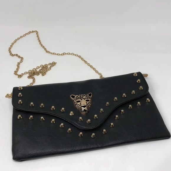 torrid Handbags - Torrid Black Studded Handbag Leopard